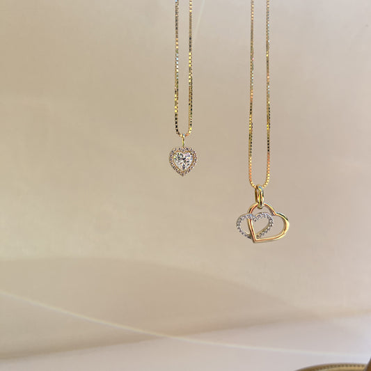 9 Karat Hjerte Vedhæng