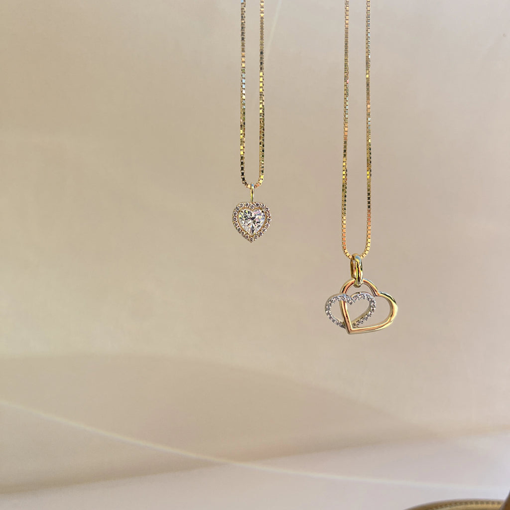 9 Karat Hjerte Vedhæng