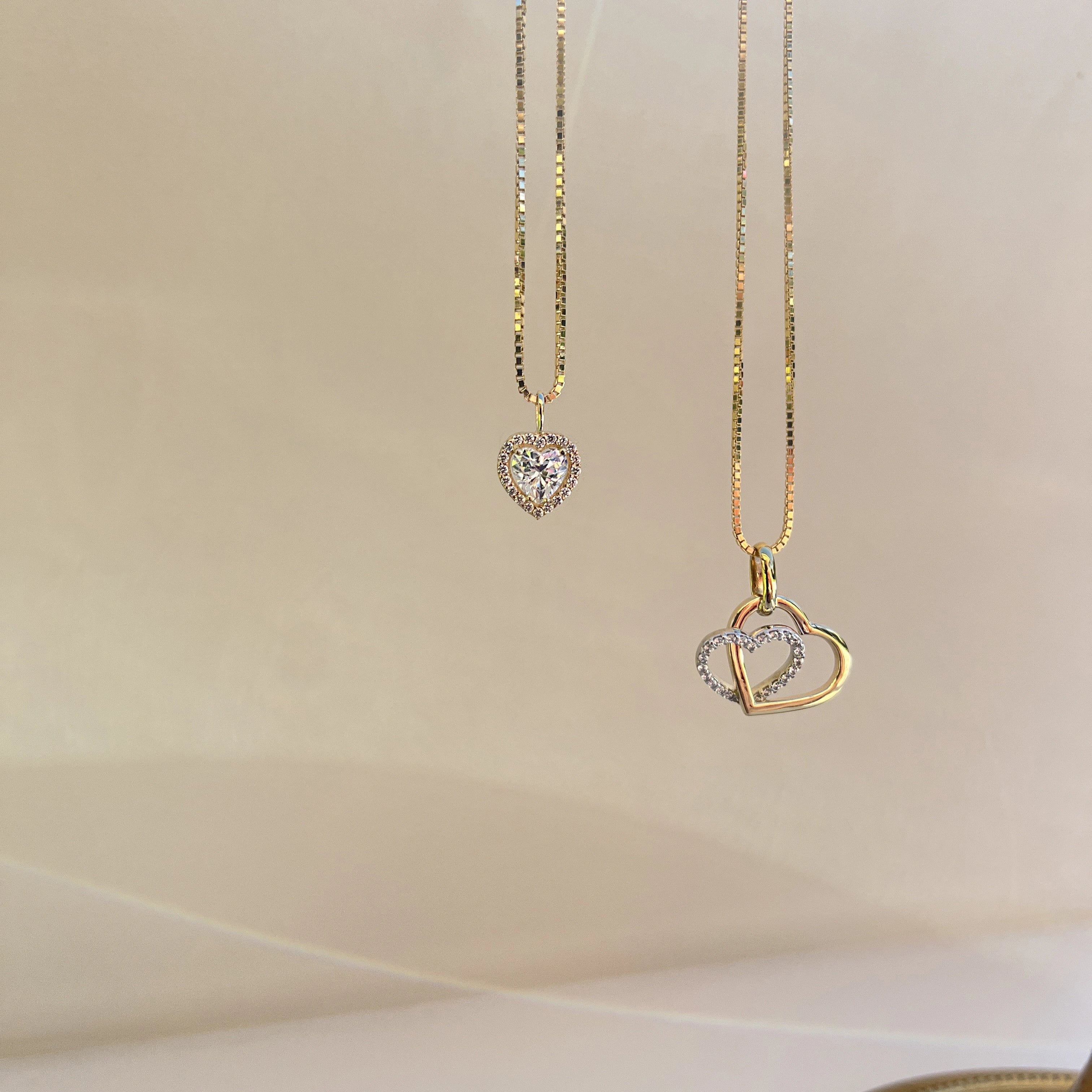 9 Karat Hjerte Vedhæng