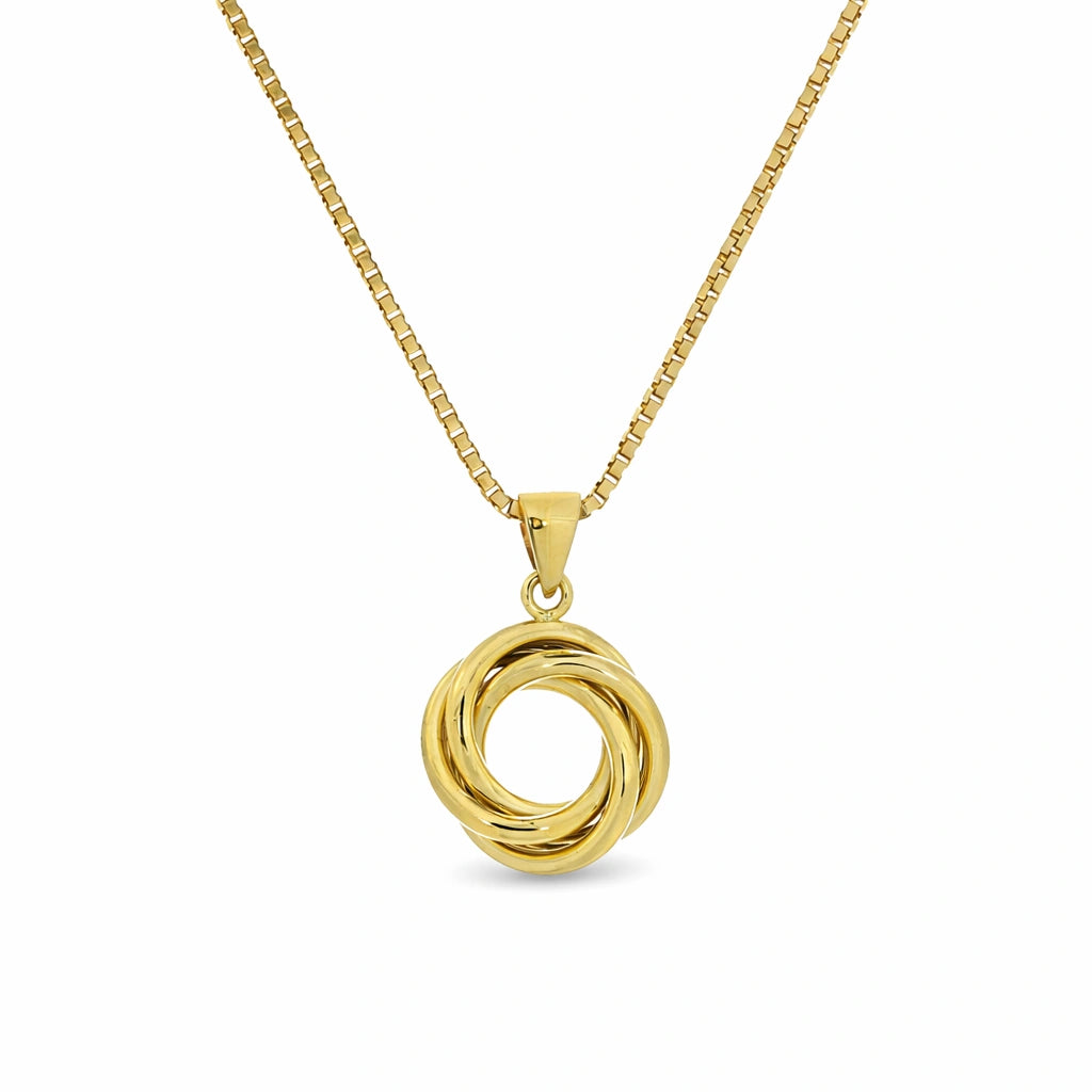 9 Karat Cirkel Vedhæng