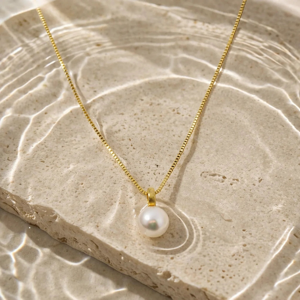 8 Karat Perle Vedhæng