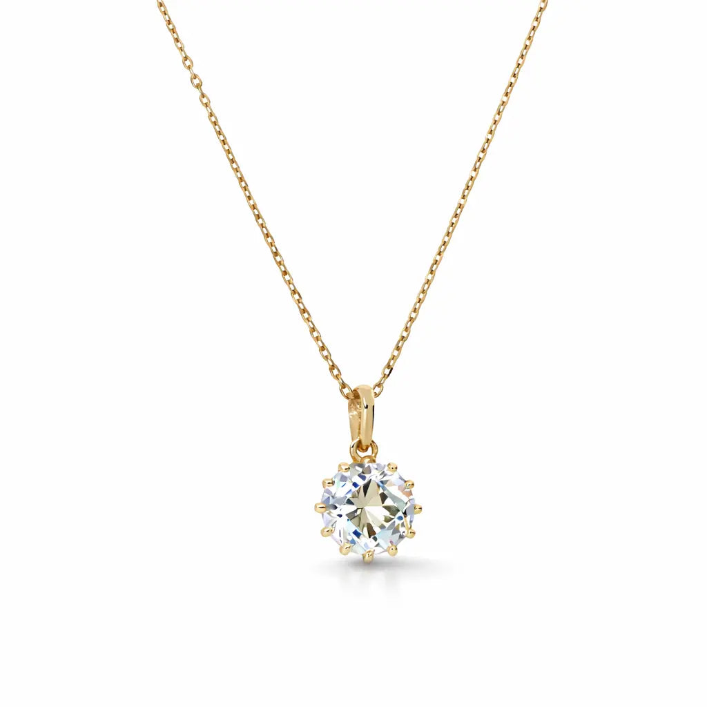 8 Karat Funklende Classic Halskæde
