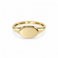 Klassisk signetring i 8 karat guld