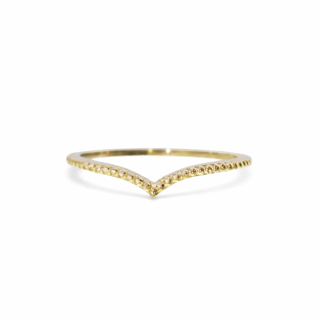 8 Karat V-Ring