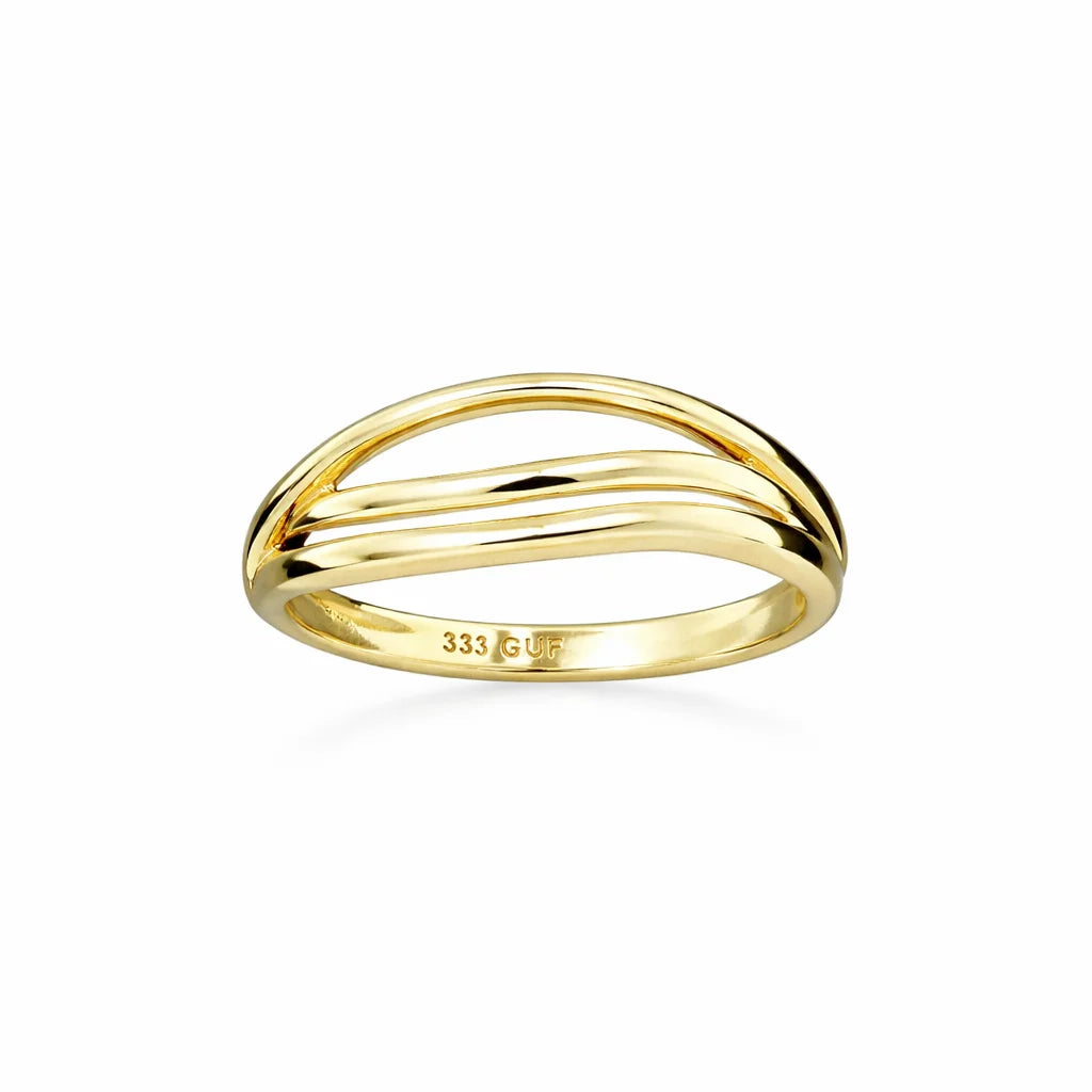 8 Karat Snoet Guldring