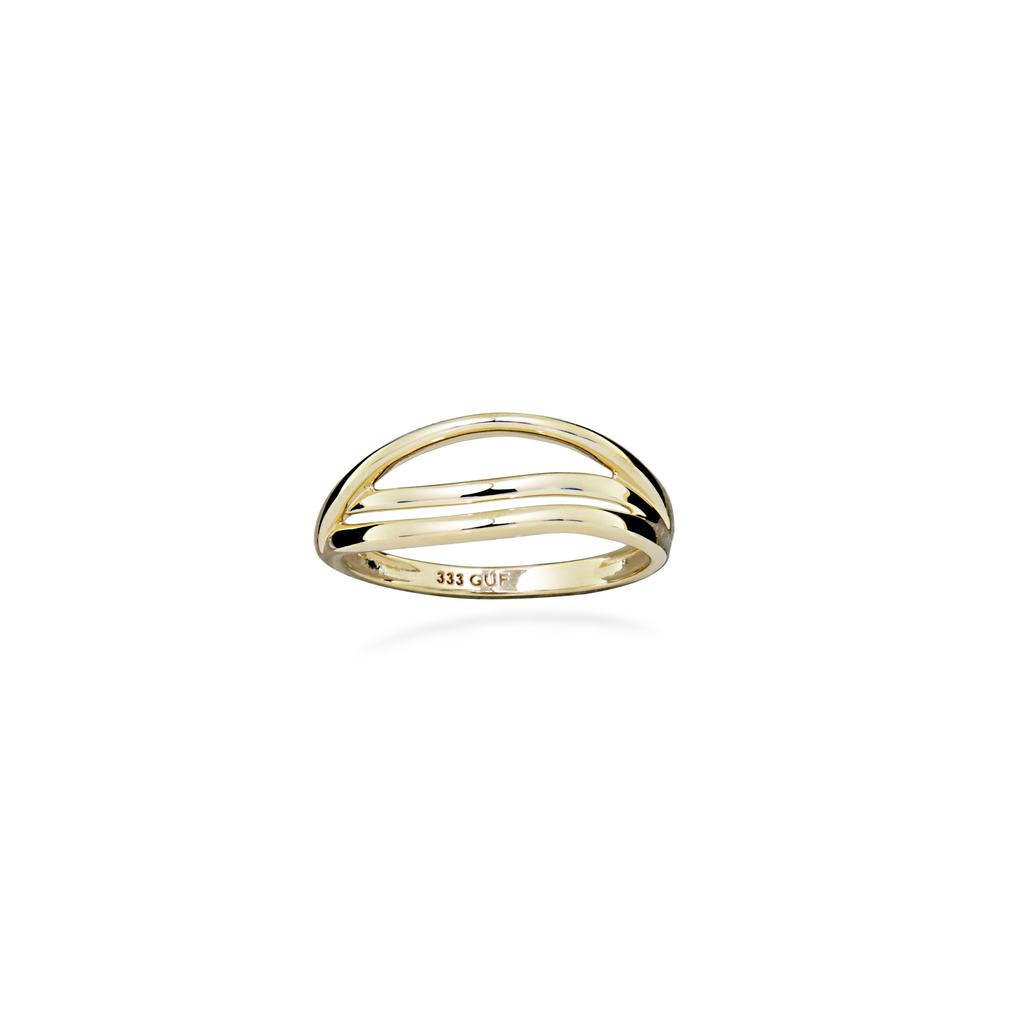 8 Karat Snoet Guldring