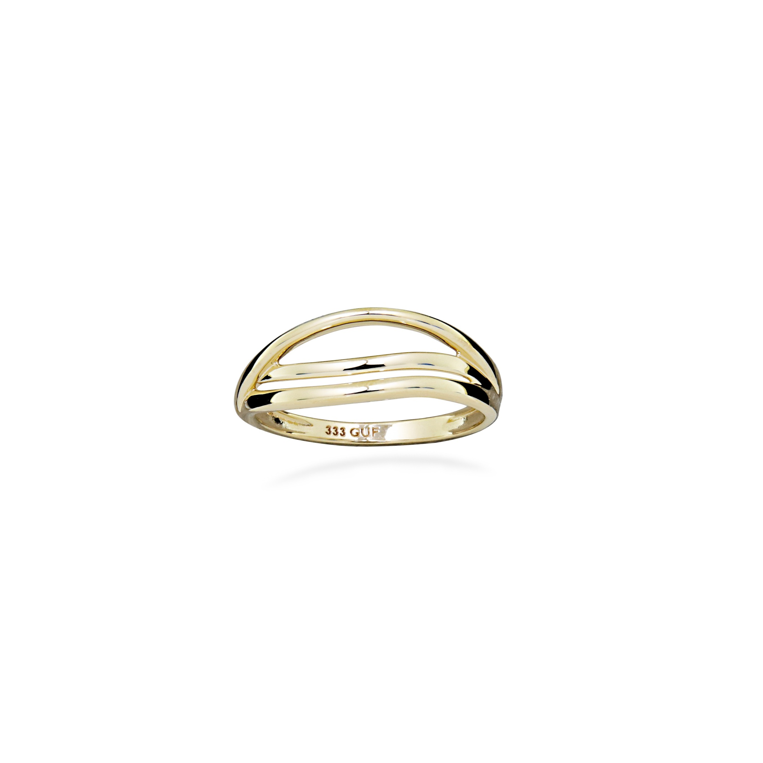 8 Karat Snoet Guldring