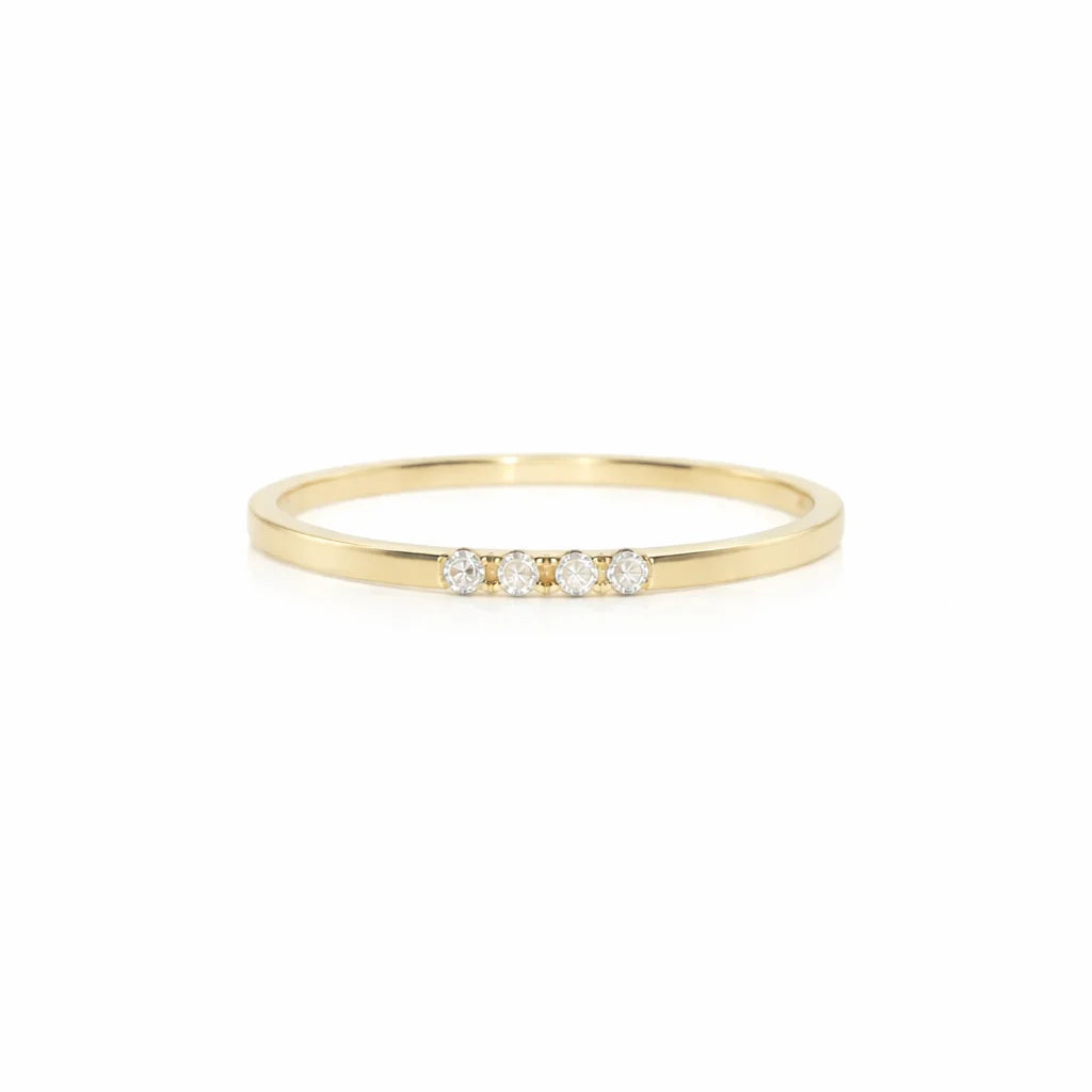 8 Karat Alliance Ring