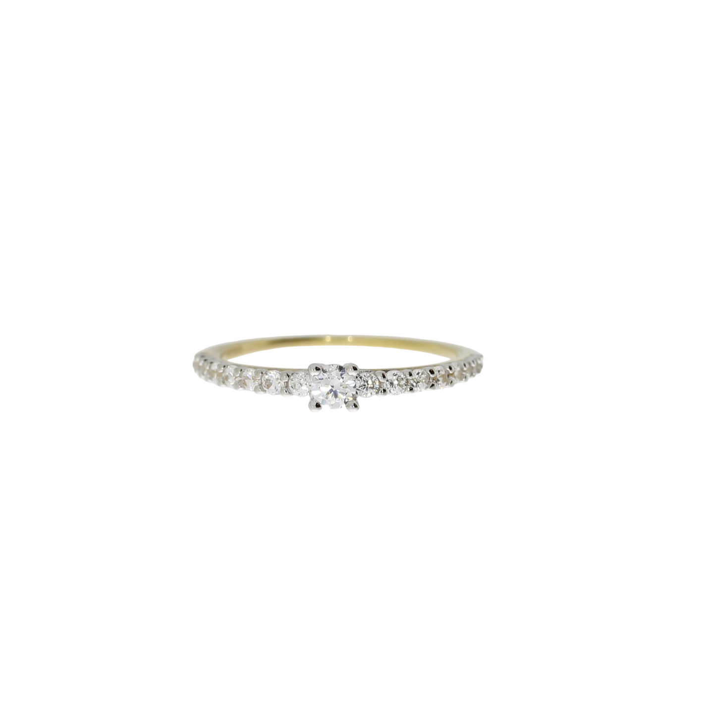 8 Karat Solitaire Ring