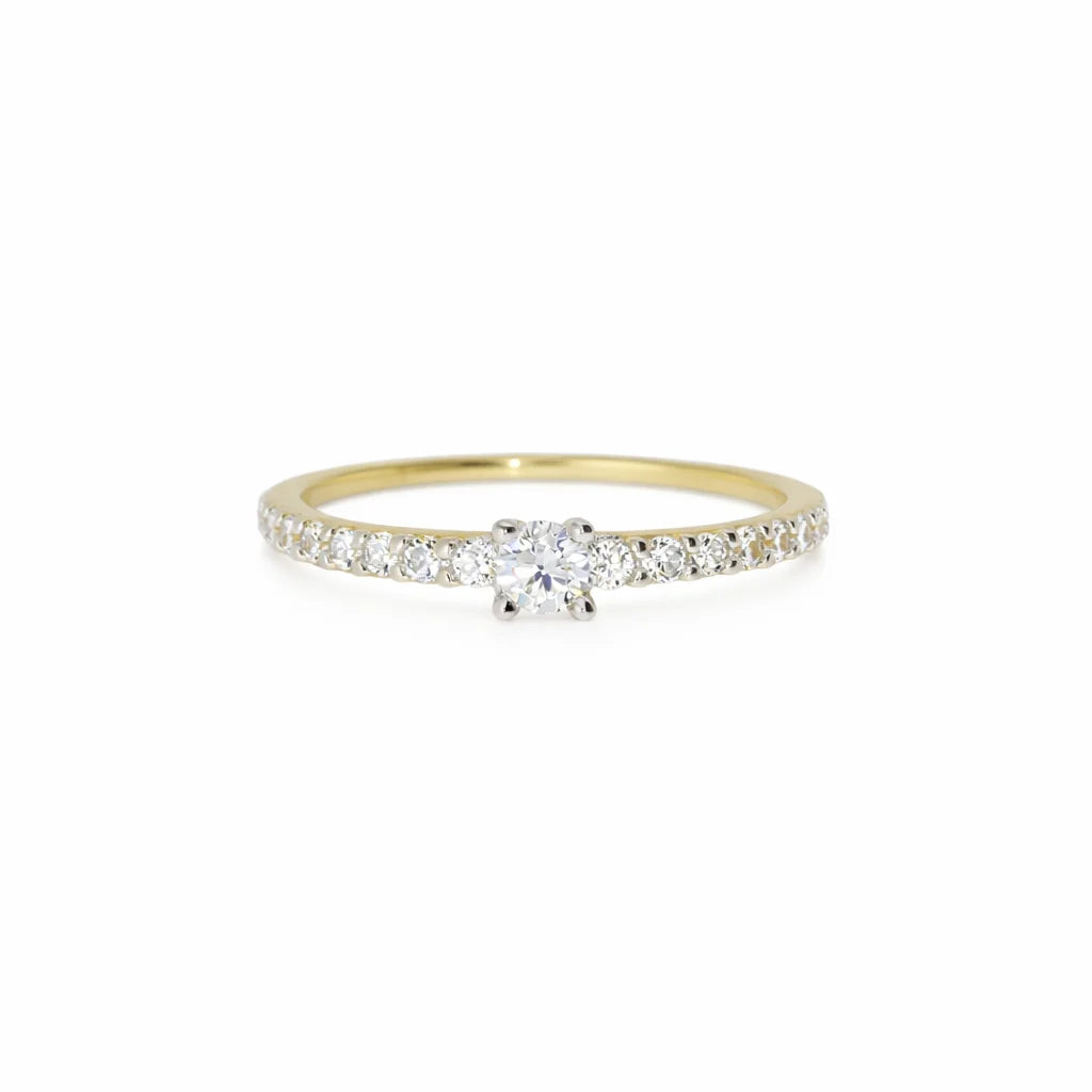 8 Karat Solitaire Ring