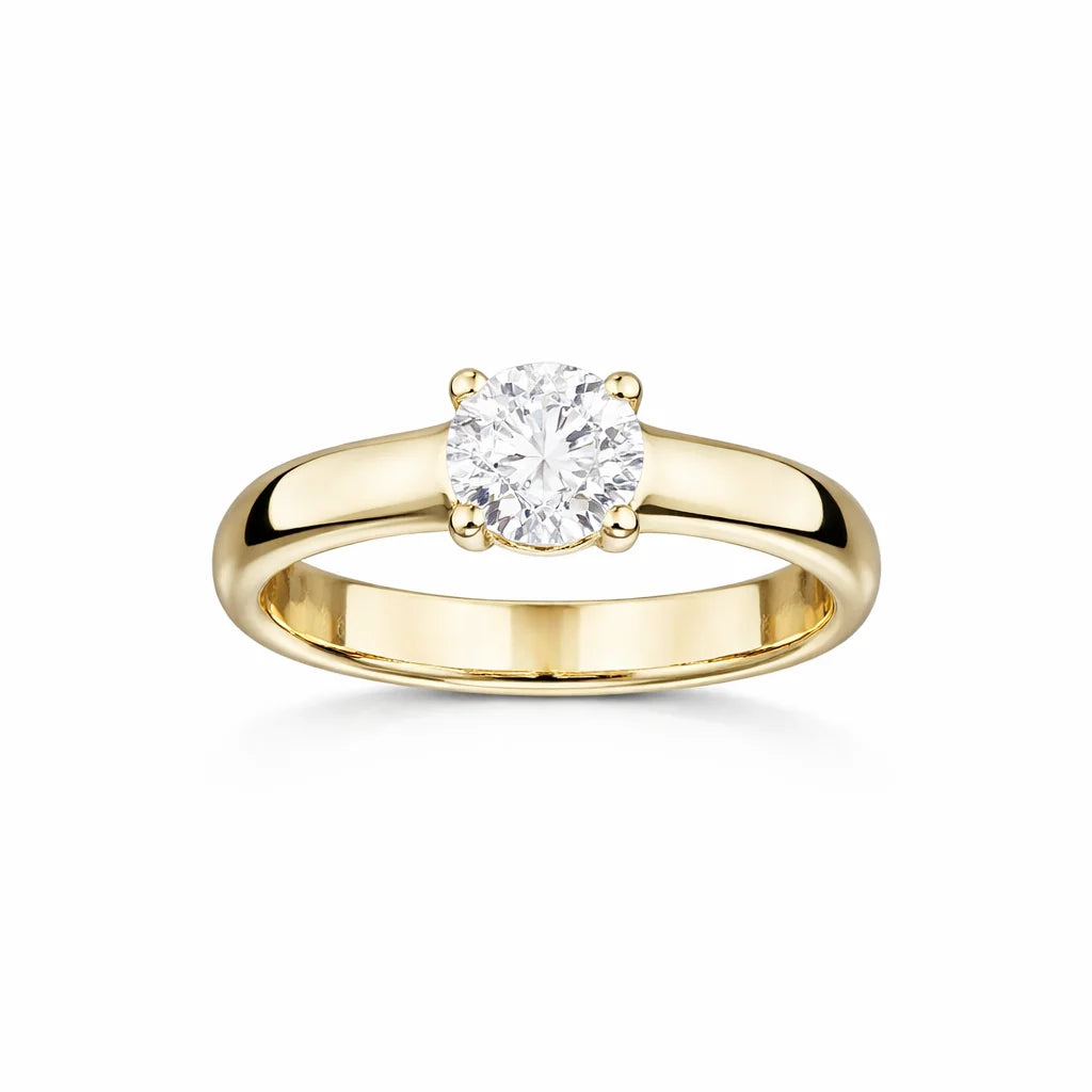 8 Karat Chunky En-sten Ring