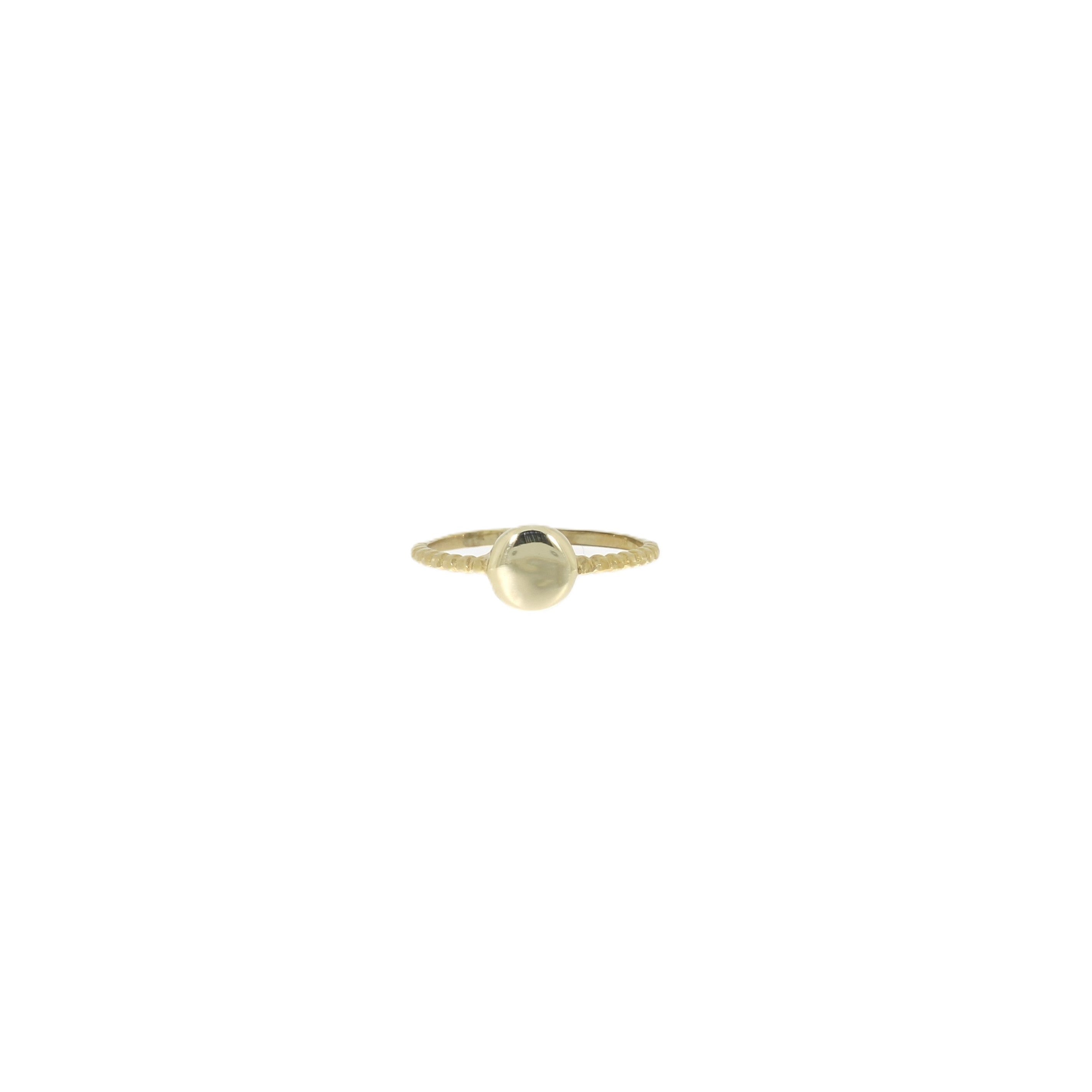 8 Karat Plade Ring