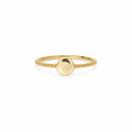 8 Karat Plade Ring