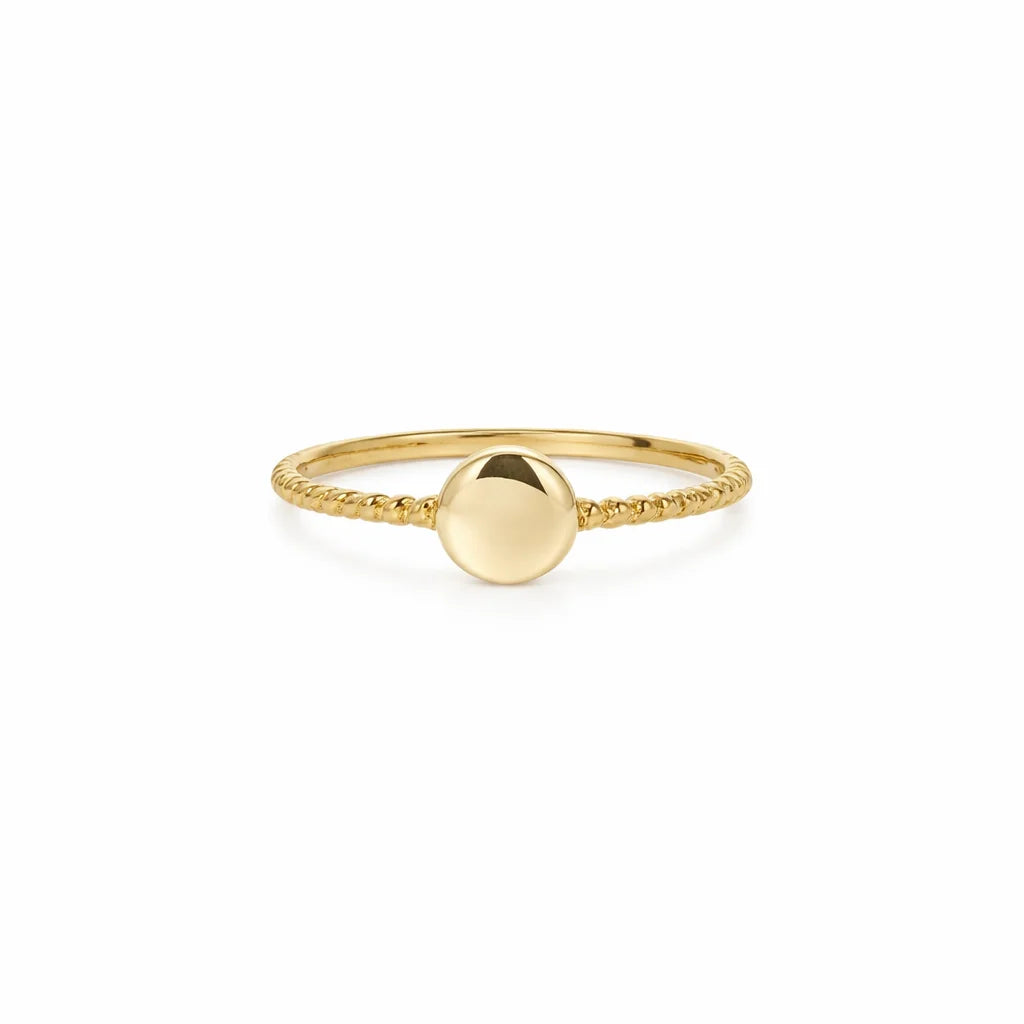 8 Karat Plade Ring