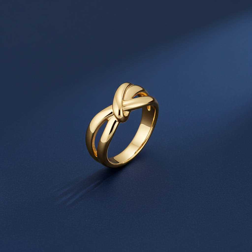 8 Karat Twist Ring