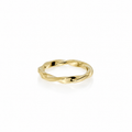 8 karat guldring med snoet design