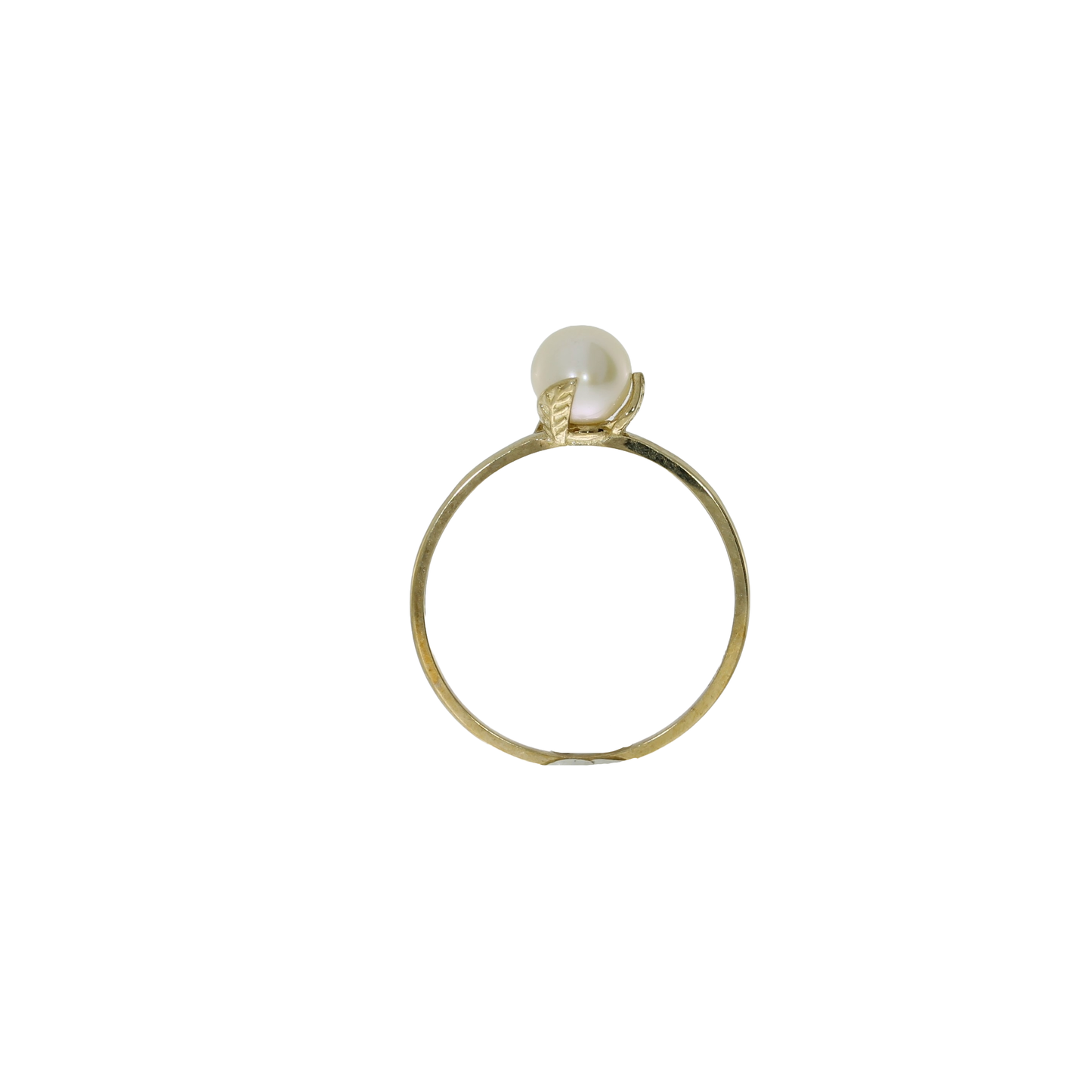 8 Karat Ferskvandsperle Ring