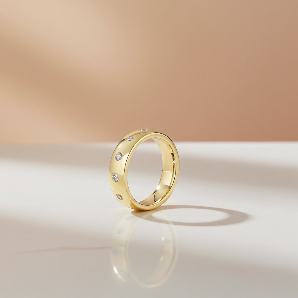 8 Karat Bold Gold Ring