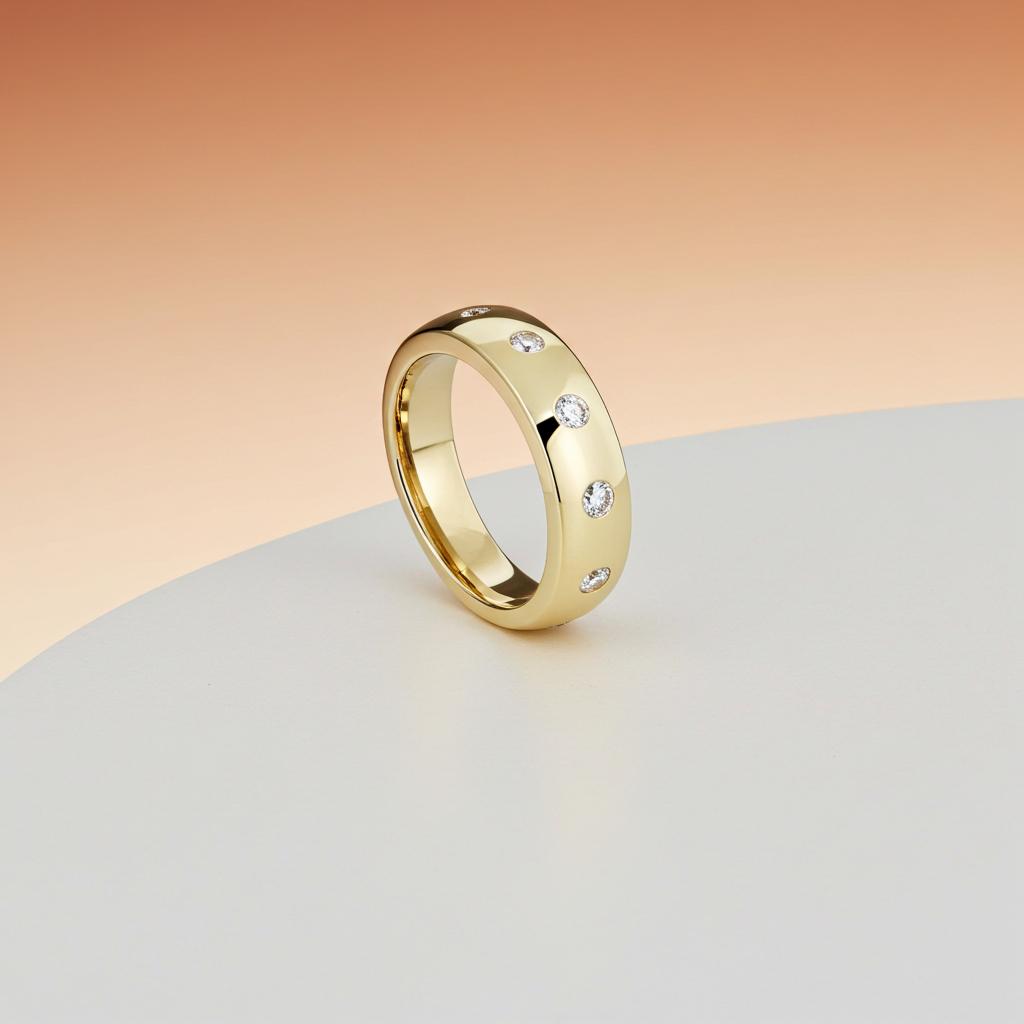 8 Karat Bold Gold Ring