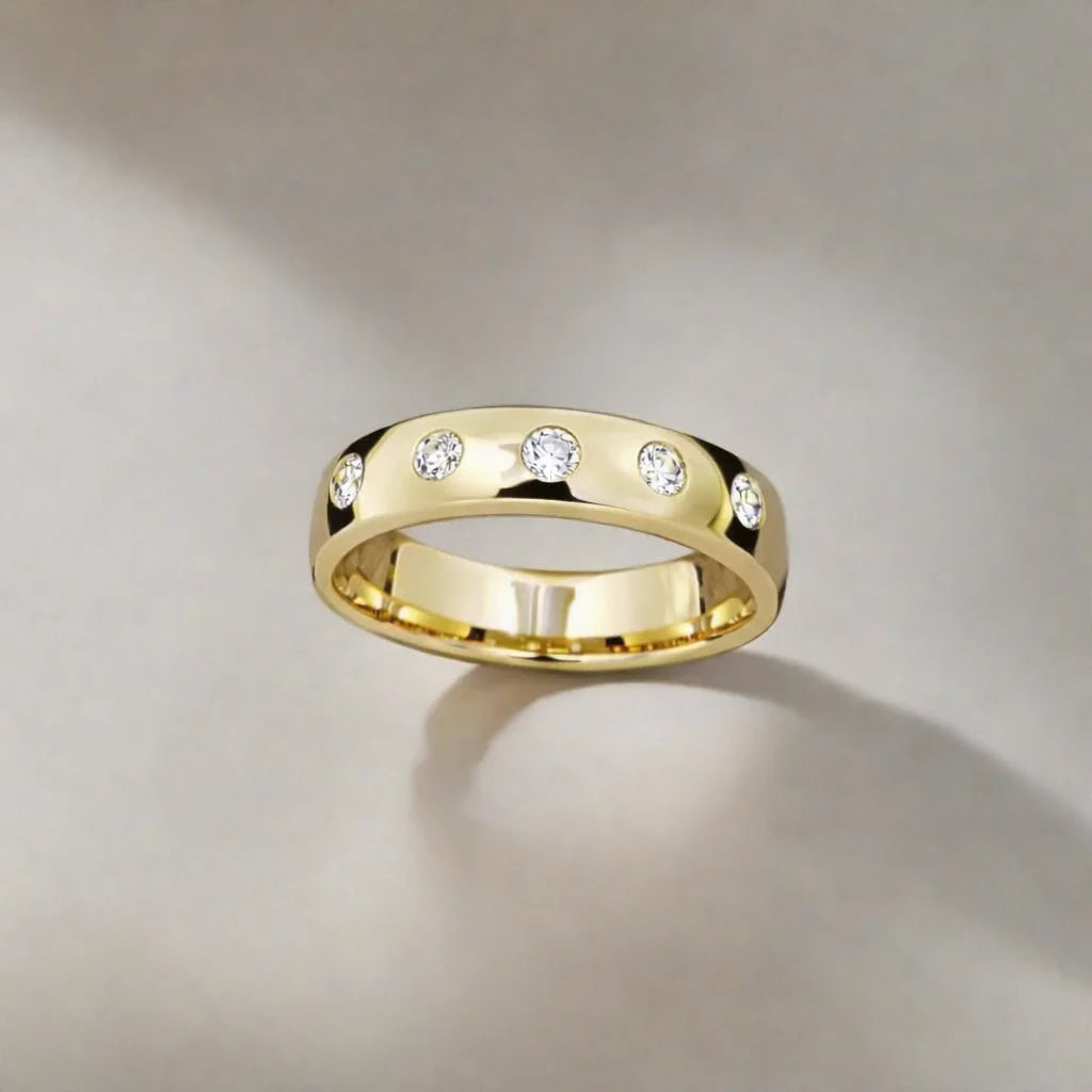 8 Karat Bold Gold Ring