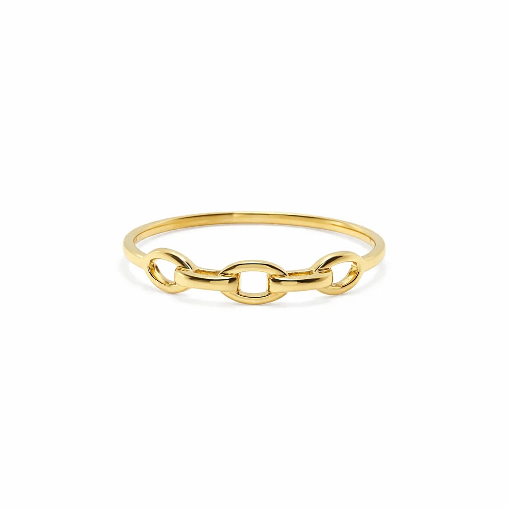 8 Karat Åbne Led Ring