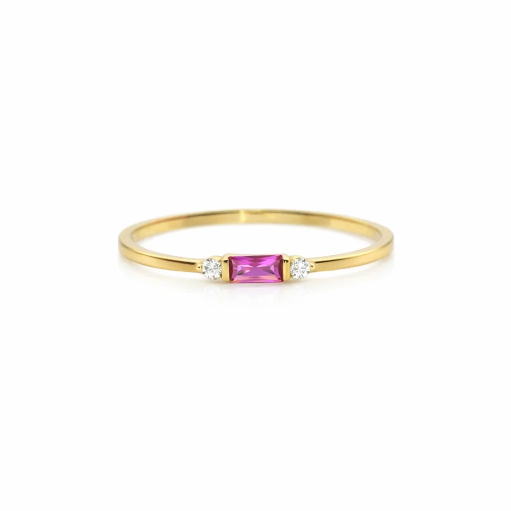 8 Karat Rubin Ring