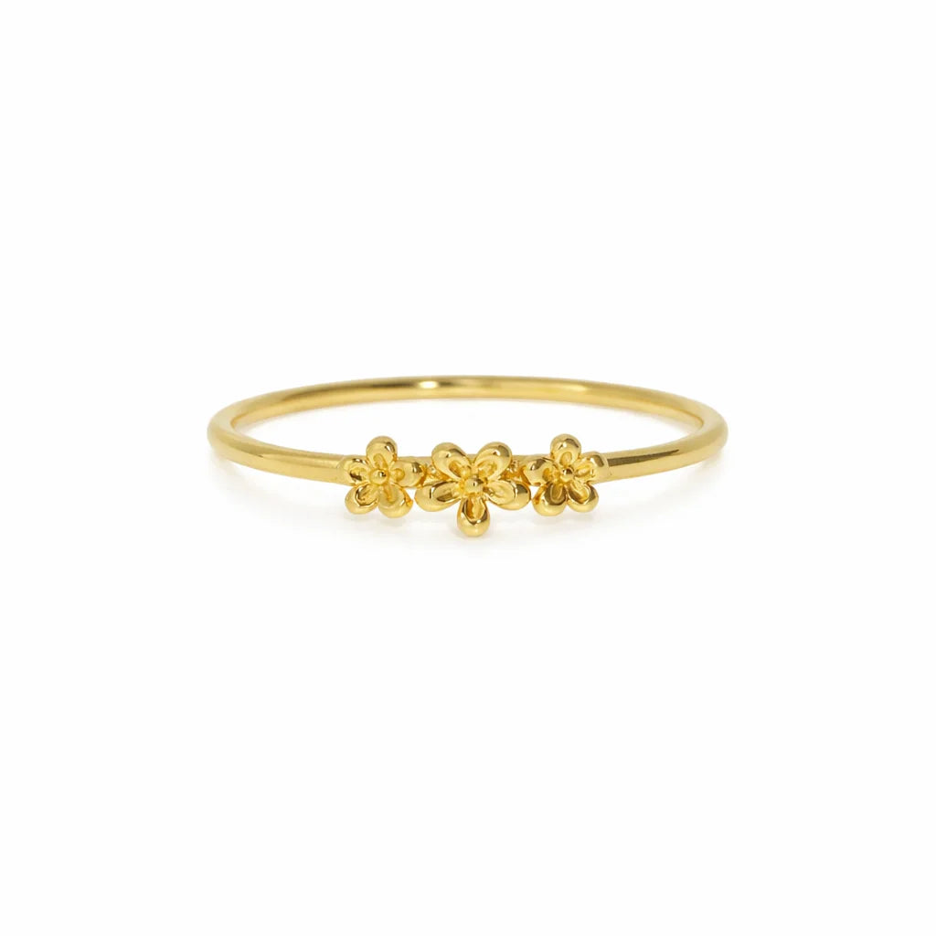 8 Karat Blomster Ring