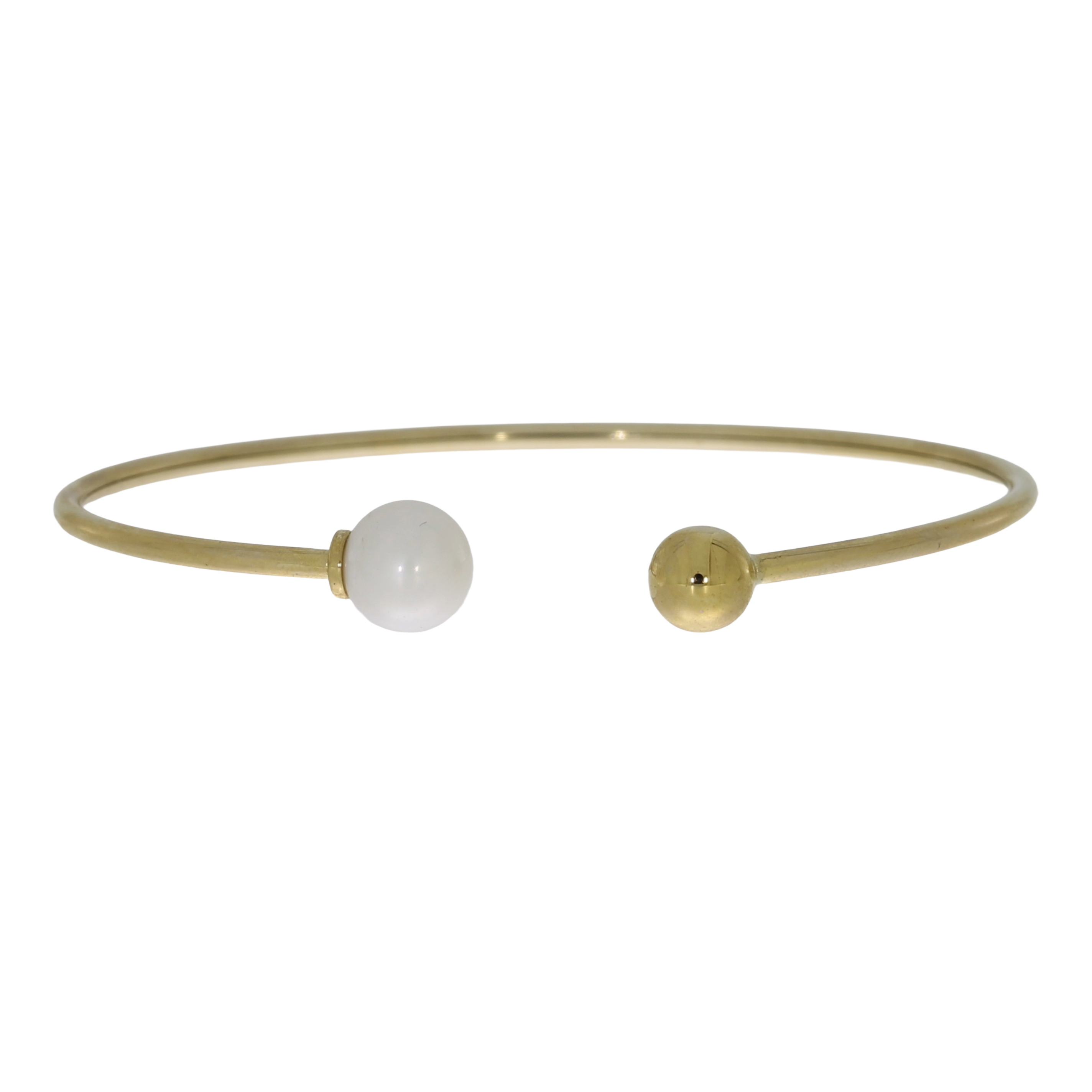 9 Karat Armring m Ferskvandsperle