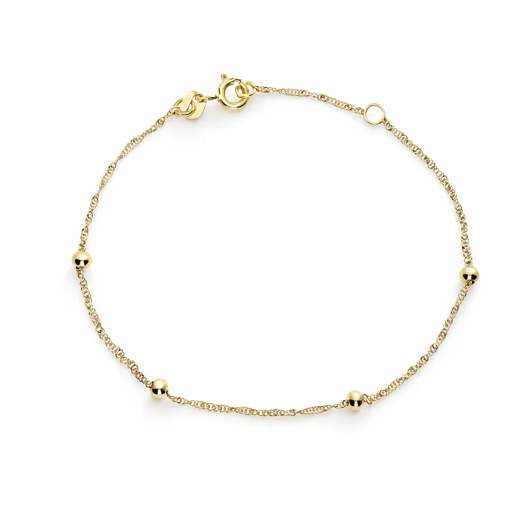 9 karat guldarmbånd