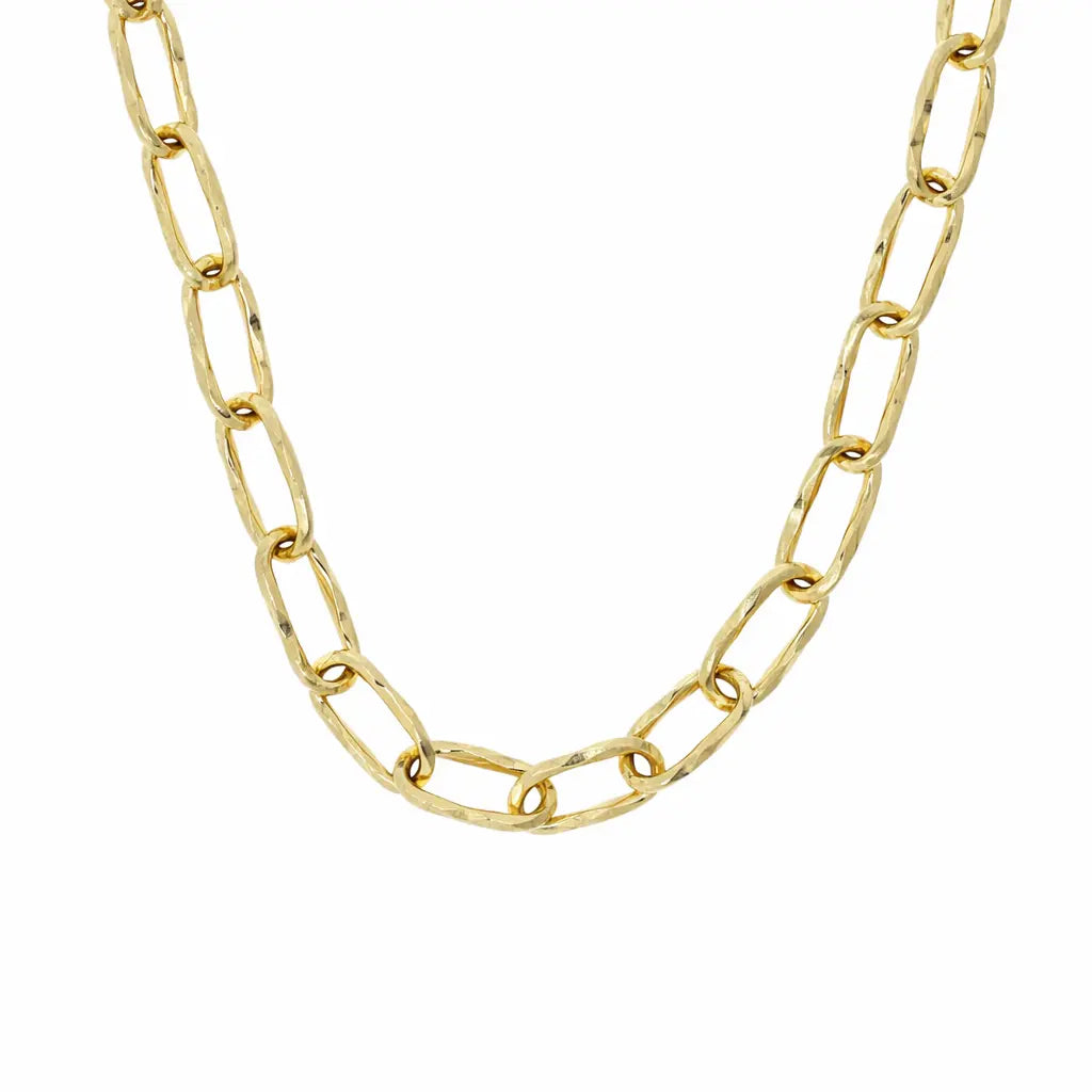 9 Karat Facetslebet Halskæde