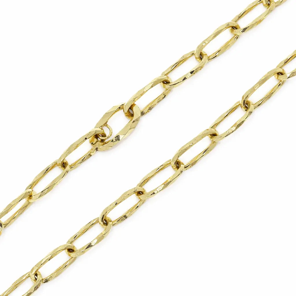 9 Karat Facetslebet Halskæde