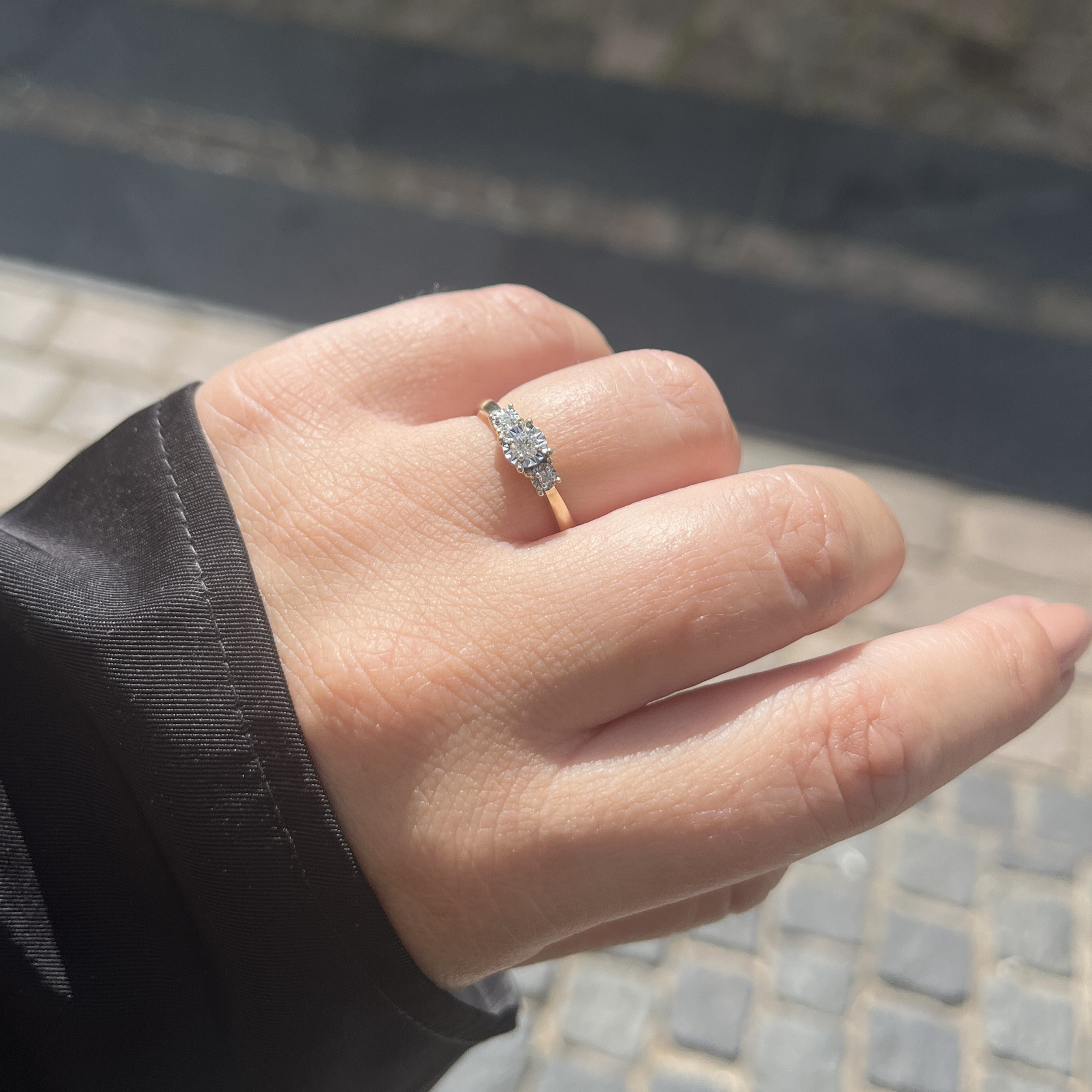 9 Karat Brillant Ring