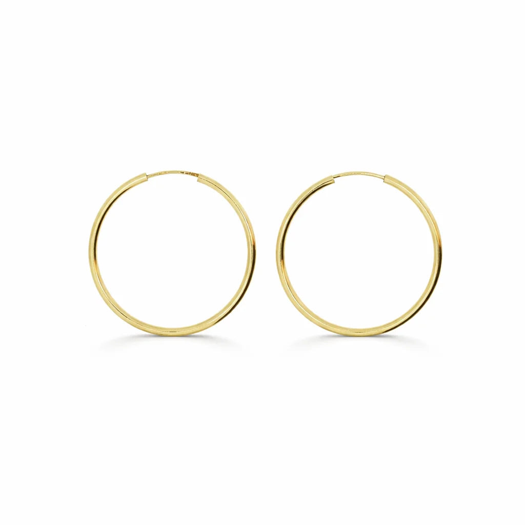 14 Karat Creoler 30mm