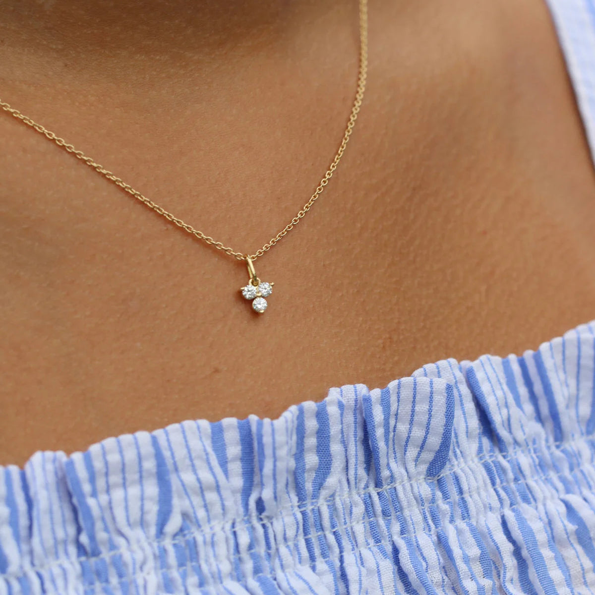 Fryd diamant vedhæng - 18kt Rødguld