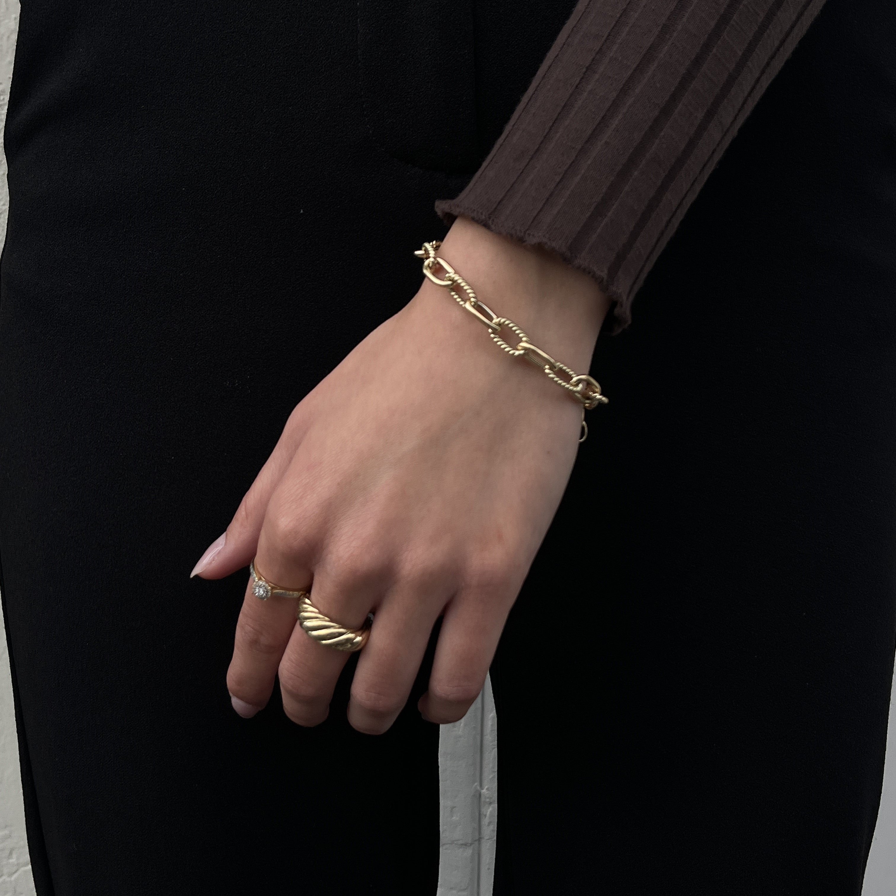 14 Karat Ovale Led Armbånd