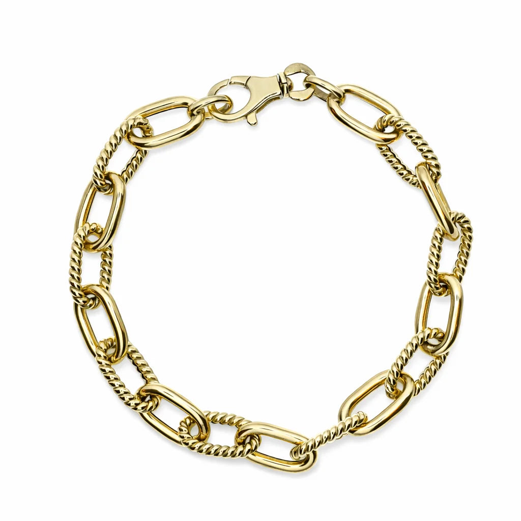 14 Karat Ovale Led Armbånd