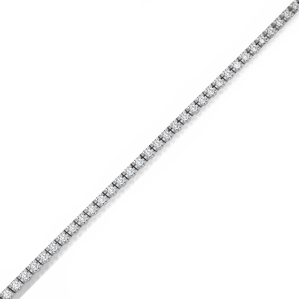 14 Karat Hvidguld Tennisarmbånd 0,50 ct.