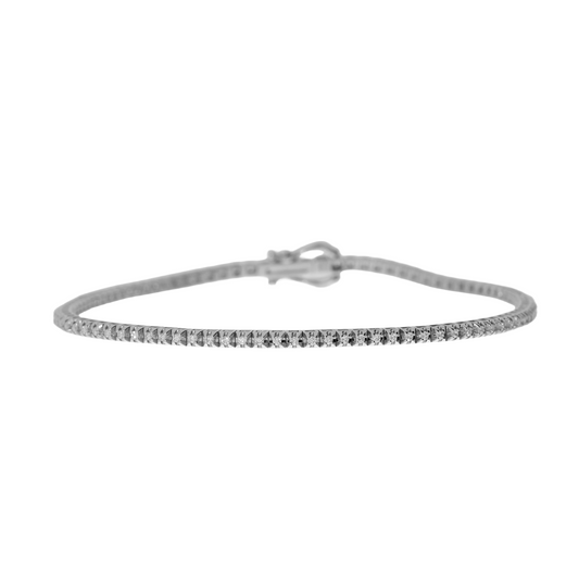 14 Karat Hvidguld Tennisarmbånd 0,50 ct.
