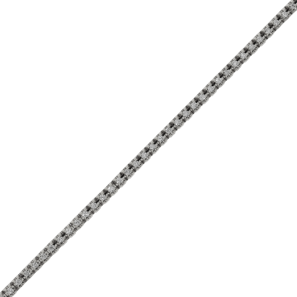 14 Karat Hvidguld Tennisarmbånd 0,50 ct.