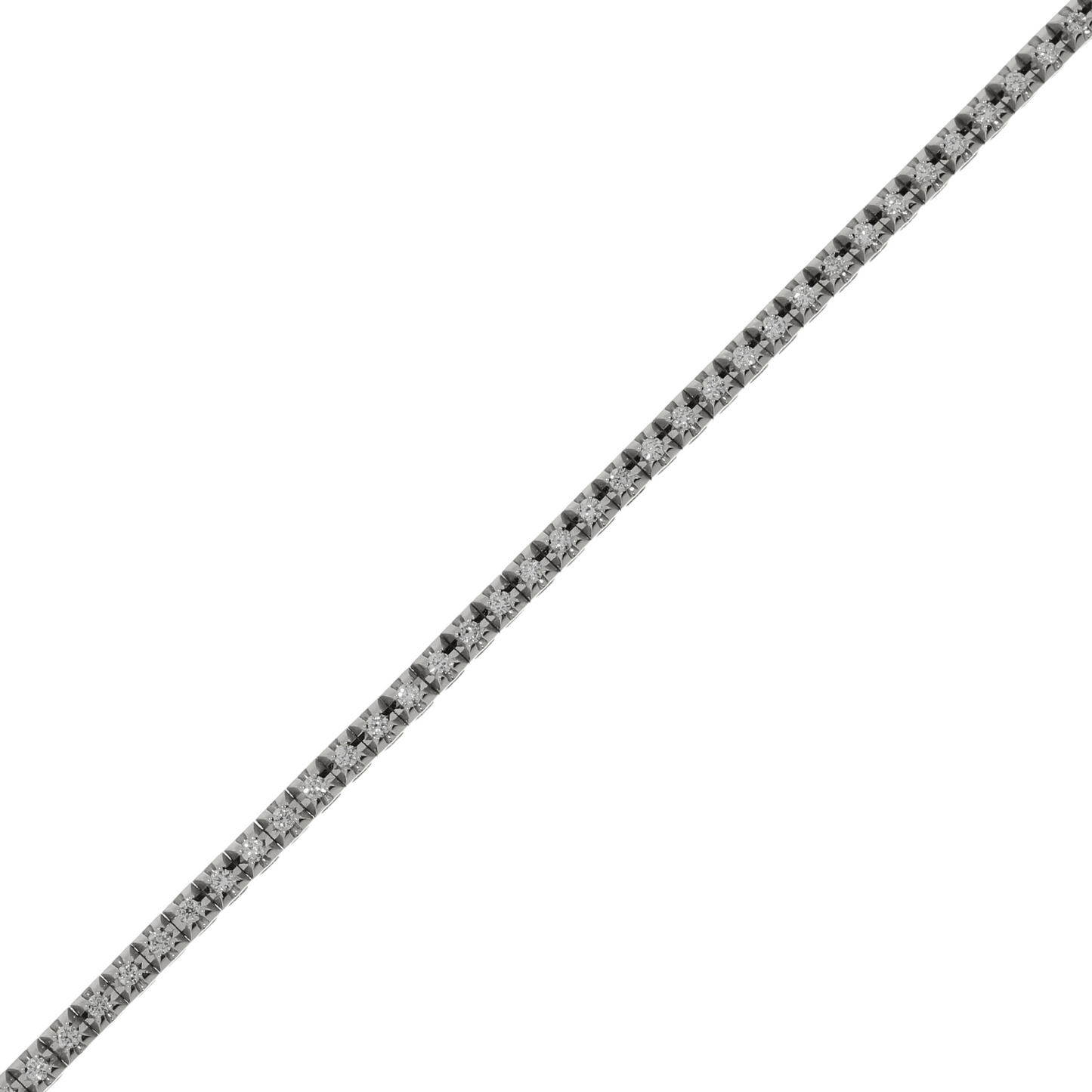 14 Karat Hvidguld Tennisarmbånd 0,50 ct.