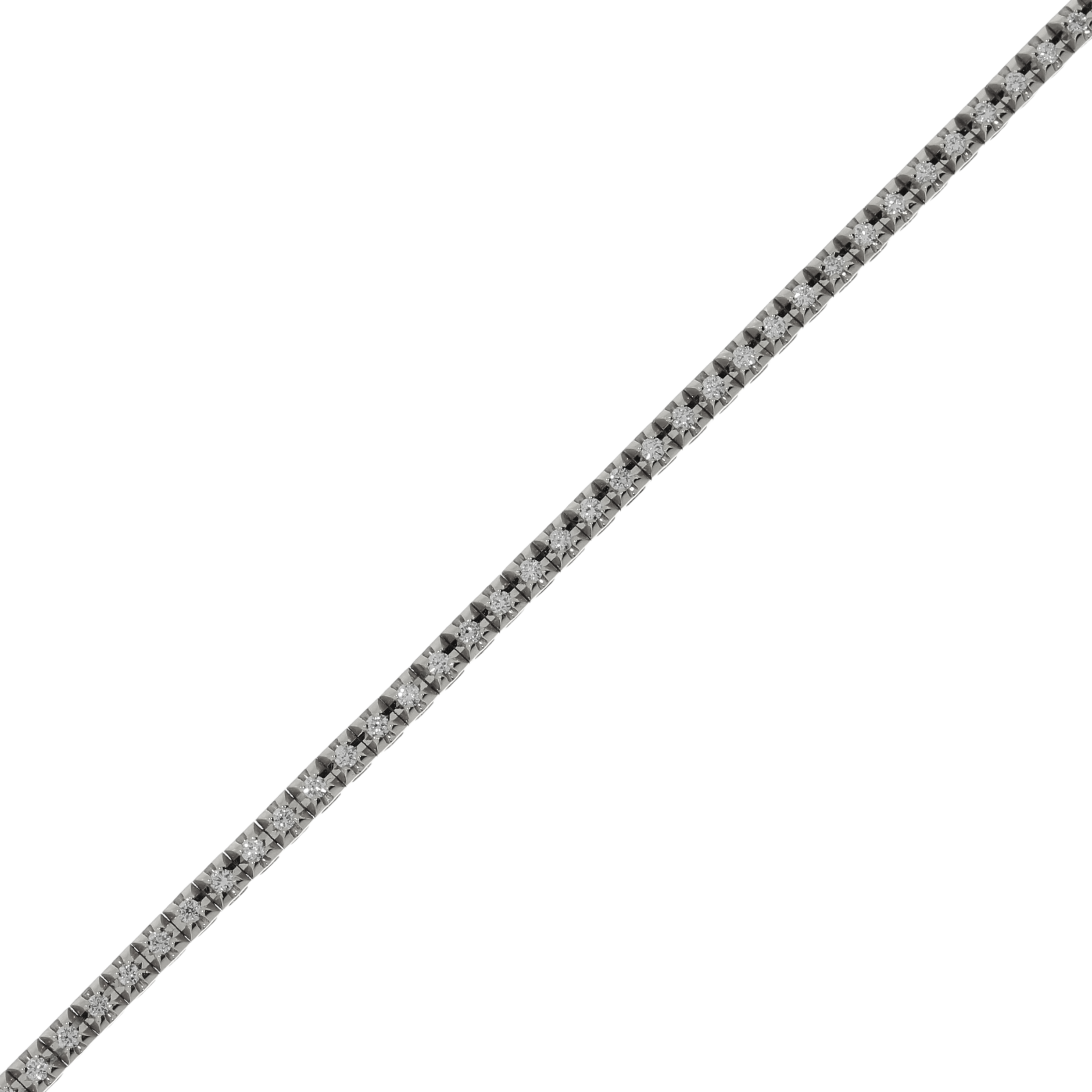 14 Karat Hvidguld Tennisarmbånd 0,50 ct.