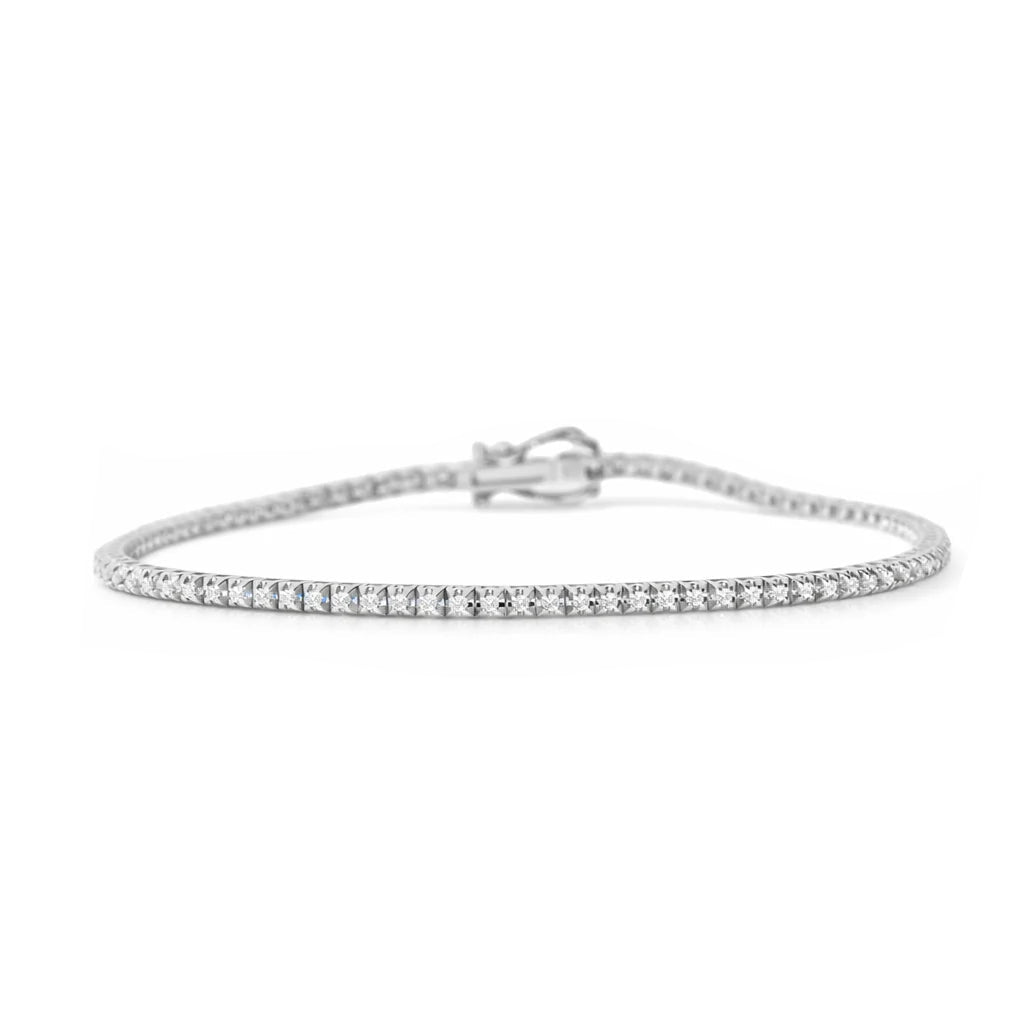 14 Karat Hvidguld Tennisarmbånd 0,50 ct.