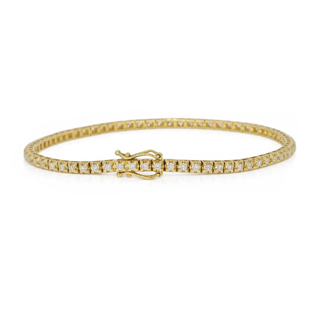 14 Karat Tennisarmbånd 1,00 ct.