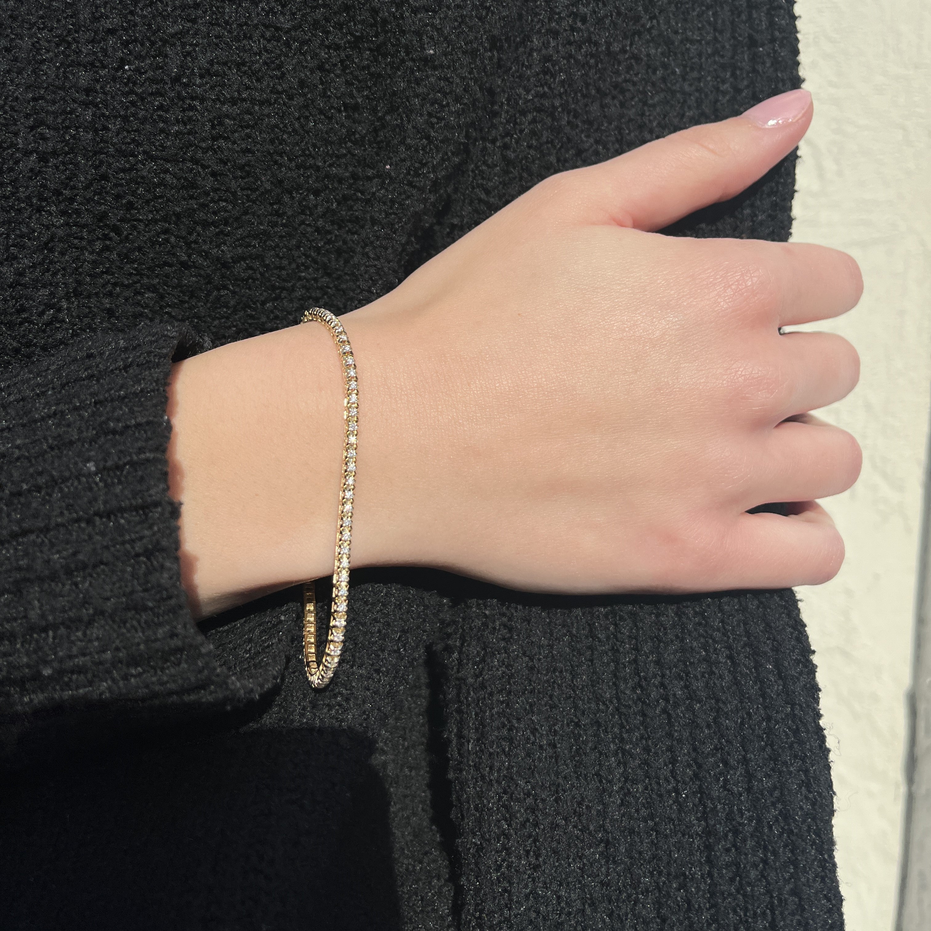 14 Karat Tennisarmbånd 1,00 ct.