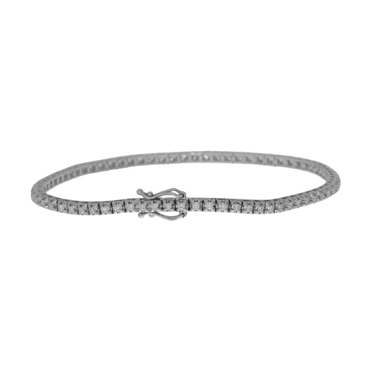 14 Karat Hvidguld Tennisarmbånd 1,00 ct.