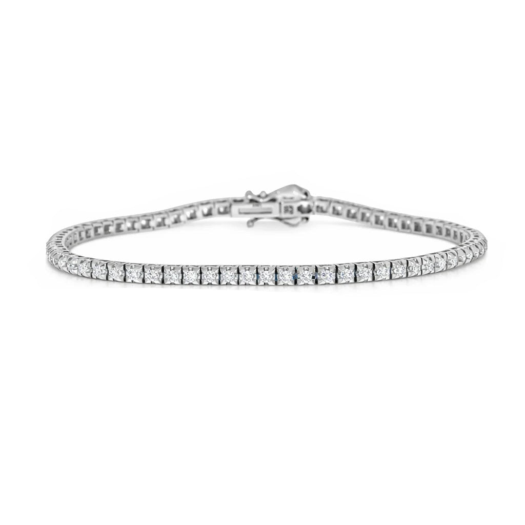 14 Karat Hvidguld Tennisarmbånd 1,00 ct.