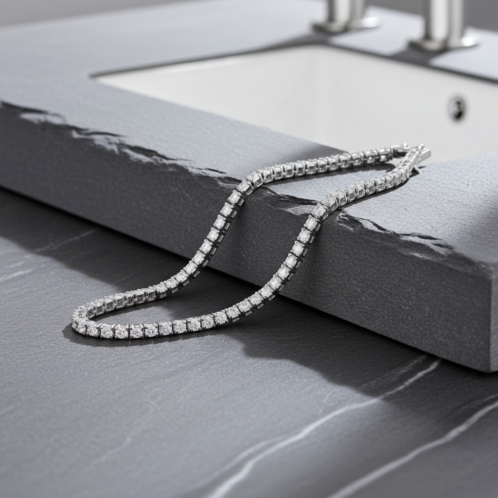 14 Karat Hvidguld Tennisarmbånd 2,0 ct.