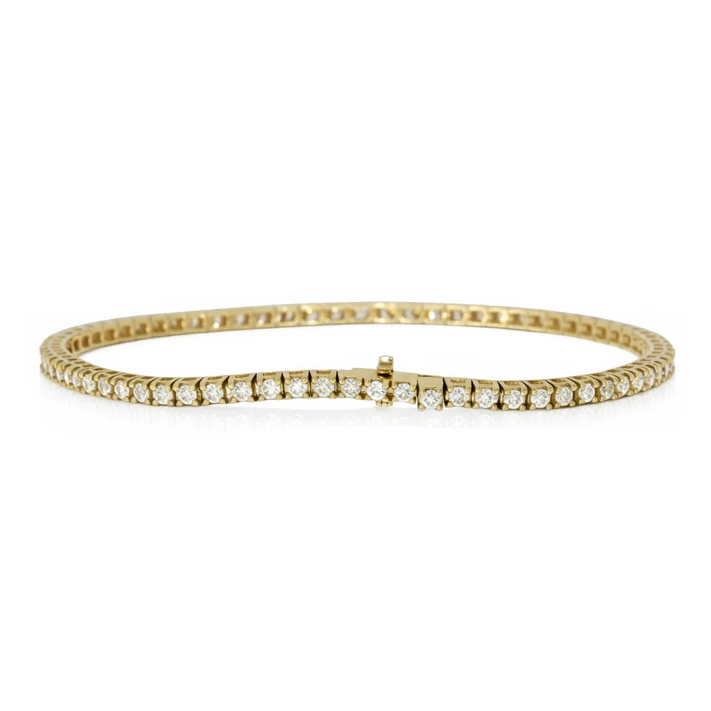 14 Karat Tennisarmbånd 2,0 ct.