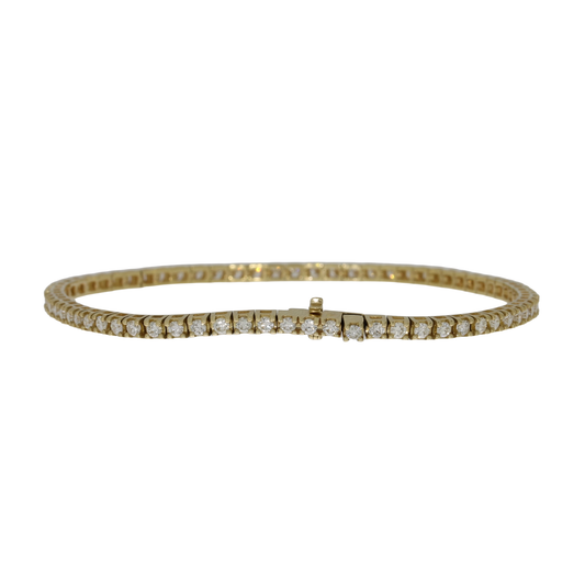 14 Karat Tennisarmbånd 2,0 ct.