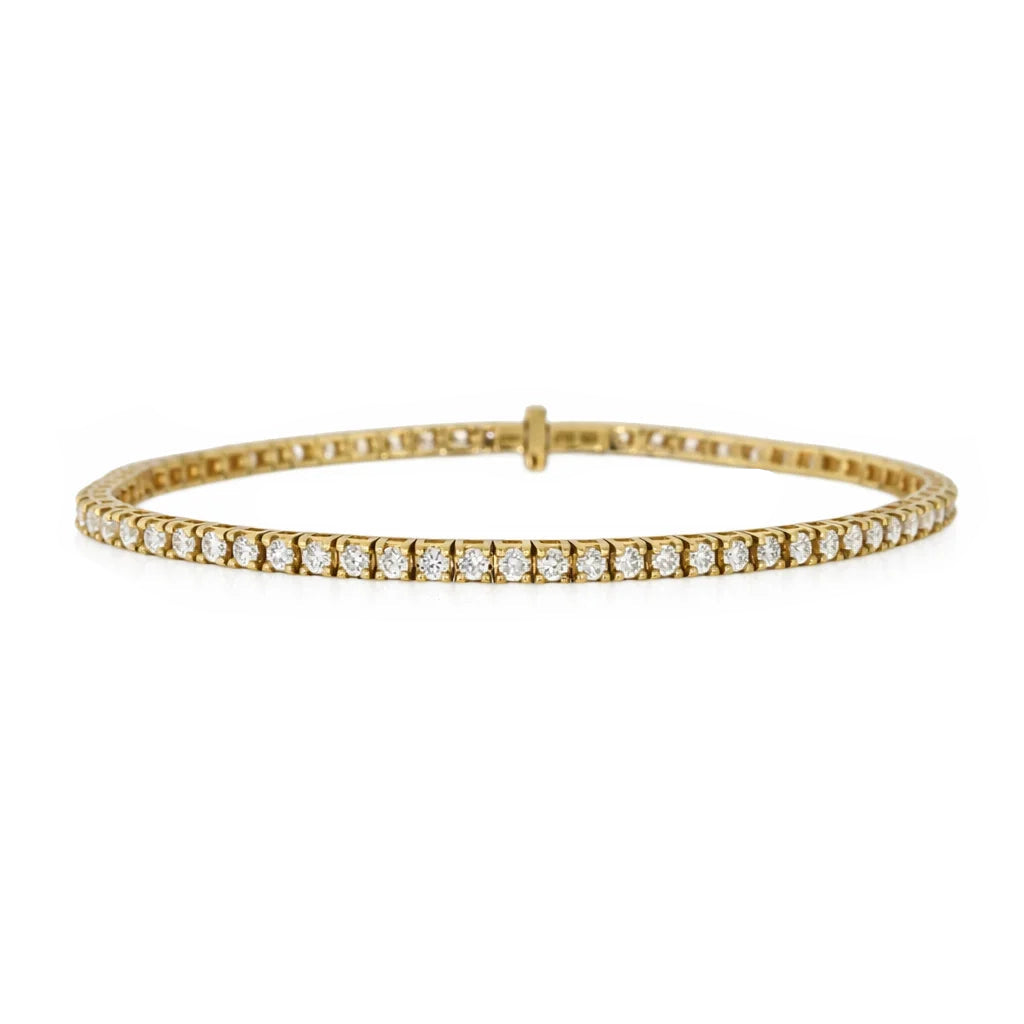 14 Karat Tennisarmbånd 2,0 ct.